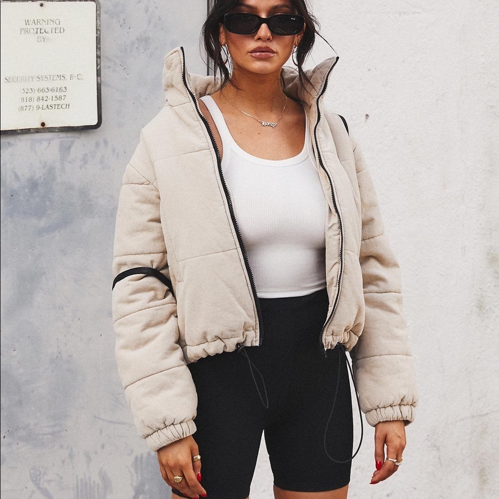 Princess polly corduroy cropped jacket.